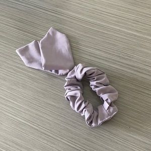 lululemon purple tie scrunchie